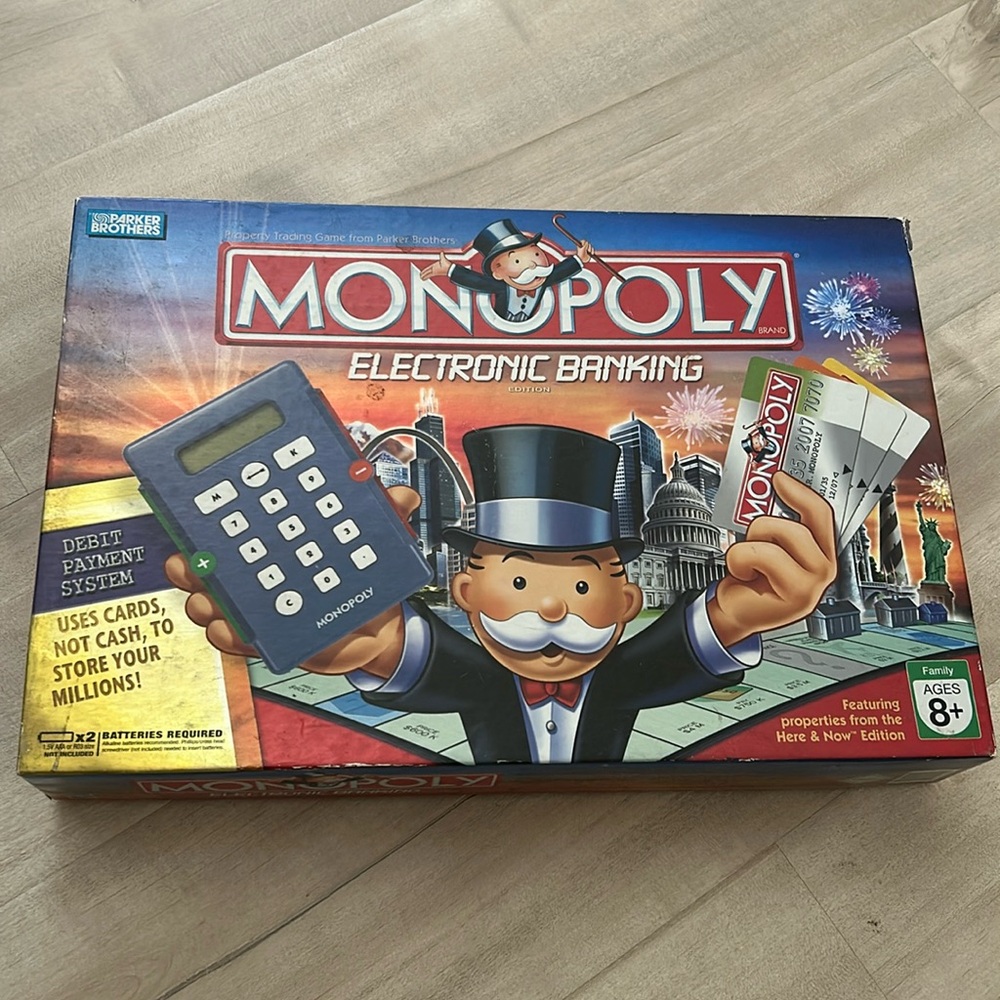 Monopoly electronic banking Board Game.